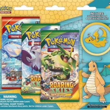Pokémon TCG: Dragonite Collector's Pin 3 Pack Blister