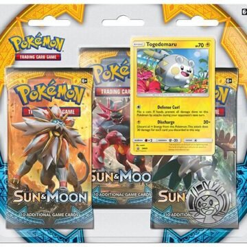 Pokémon TCG: Sun & Moon Base Set 3 Pack Blister [Togedemaru]