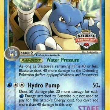 Blastoise - 14/100 (National Championships) [Staff] - 014