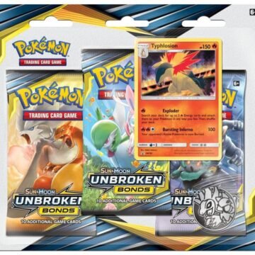 Pokémon TCG: Unbroken Bonds 3 Pack Blister [Typhlosion]