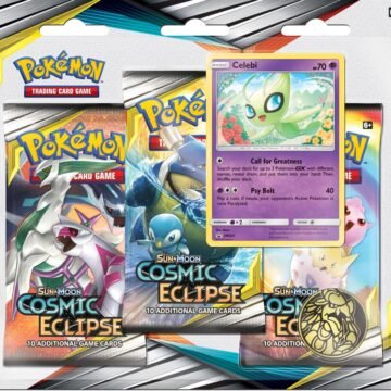 Pokémon TCG: Cosmic Eclipse 3 Pack Blister [Celebi]