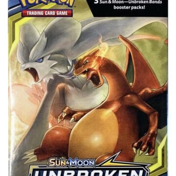 Pokémon TCG: Unbroken Bonds 3 Pack Hanger Box