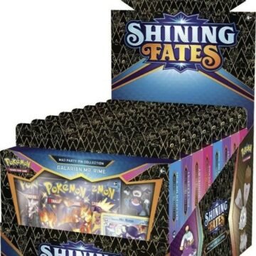 Pokémon TCG: Shining Fates Mad Party Pin Collection Display