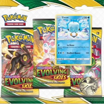 Pokémon TCG: Evolving Skies 3 Pack Blister [Eiscue]
