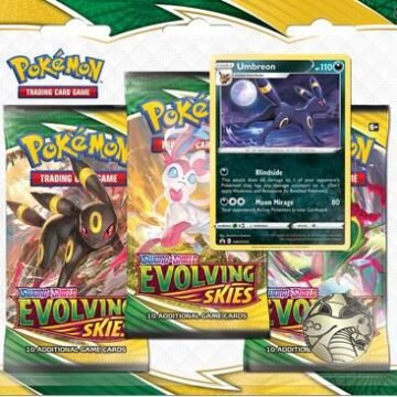 Pokémon TCG: Evolving Skies 3 Pack Blister [Umbreon]