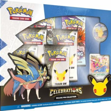 Pokémon TCG: Celebrations Deluxe Pin Collection [Zacian LV. X]