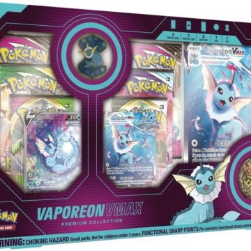 Pokémon TCG: Vaporeon VMAX Premium Collection