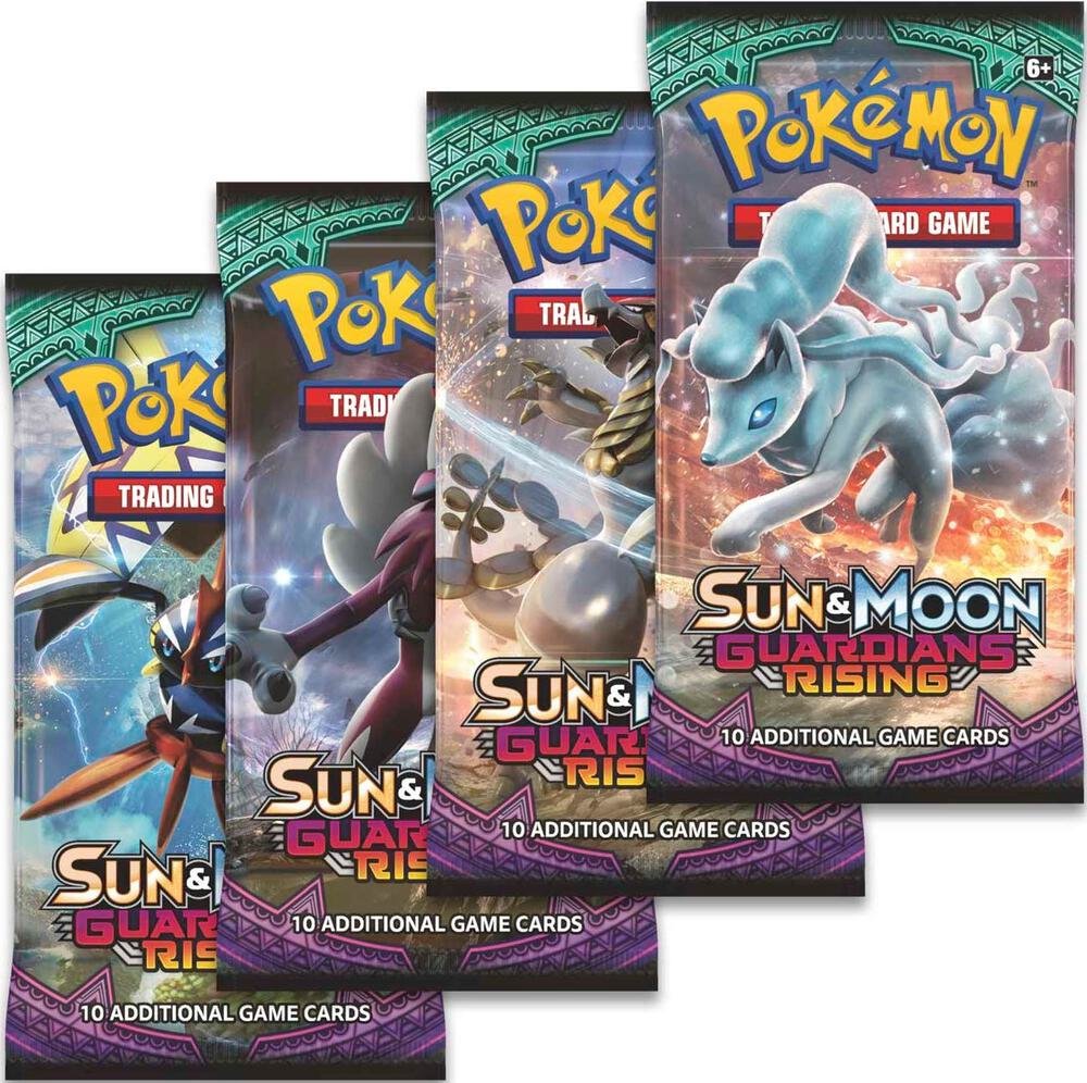 Pokémon TCG: Guardians Rising Booster Pack Art Bundle [Set of 4]