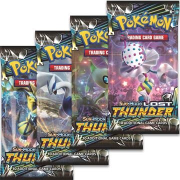Pokémon TCG: Lost Thunder Booster Pack Art Bundle [Set of 4]