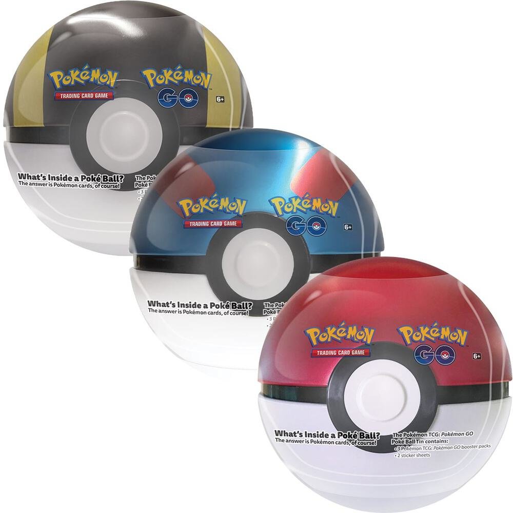 Pokémon TCG: Pokemon GO Poke Ball Tin [Set of 3]