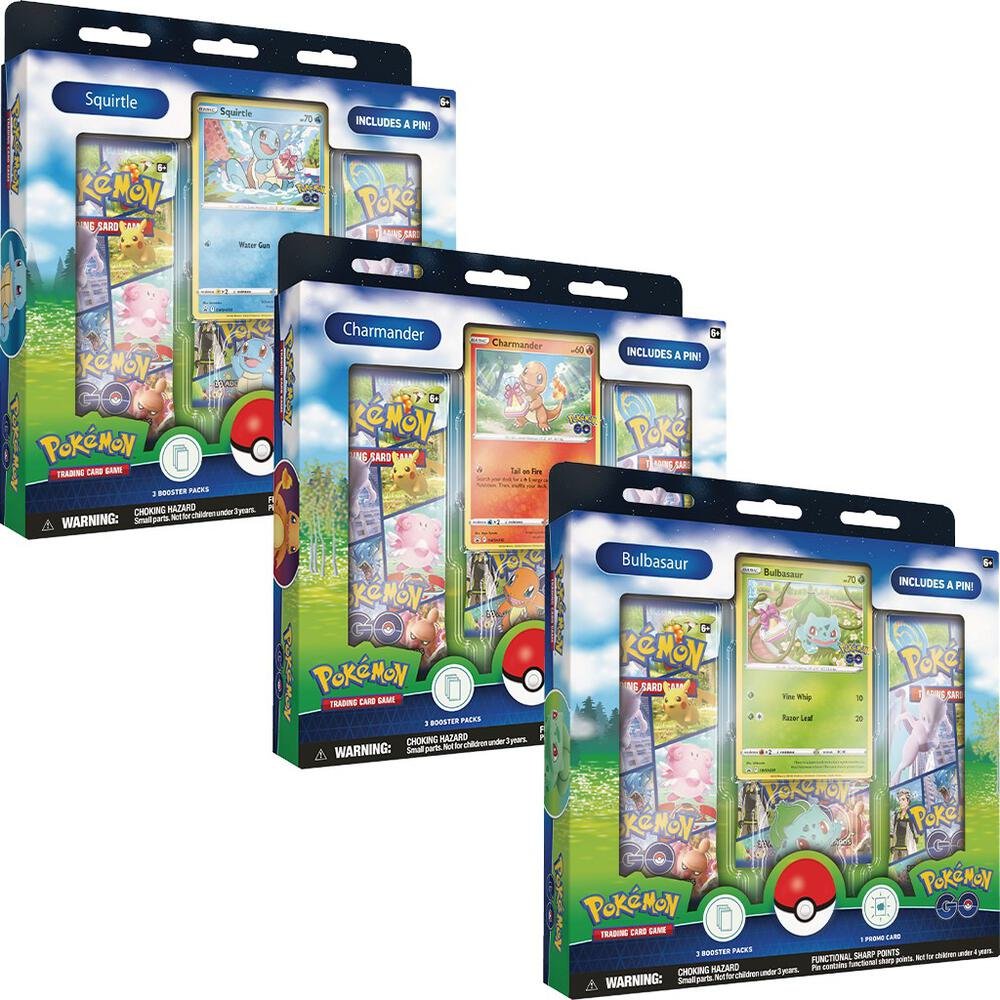 Pokémon TCG: Pokemon GO Pin Collection [Set of 3]