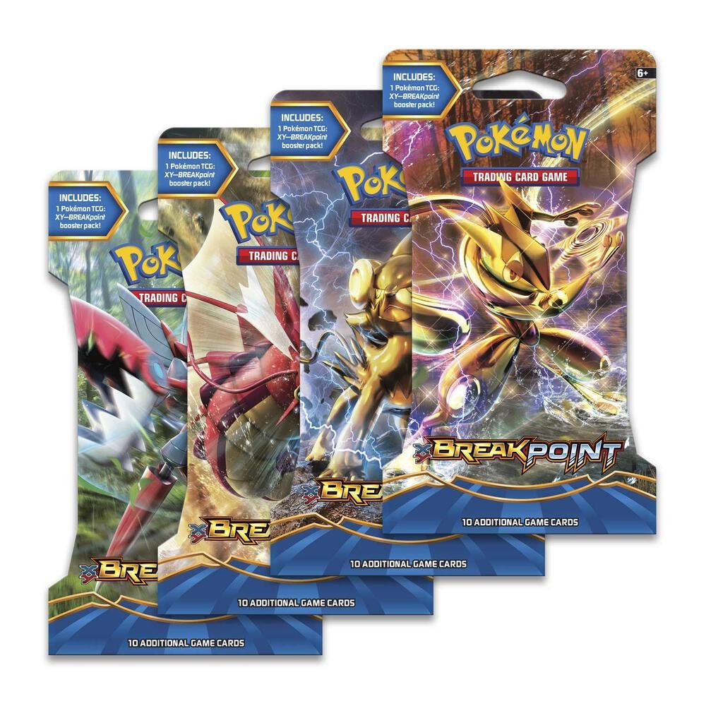 Pokémon TCG: BREAKpoint Sleeved Booster Pack Art Bundle [Set of 4]