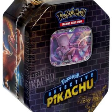 Pokémon TCG: Detective Pikachu Tin [Mewtwo]