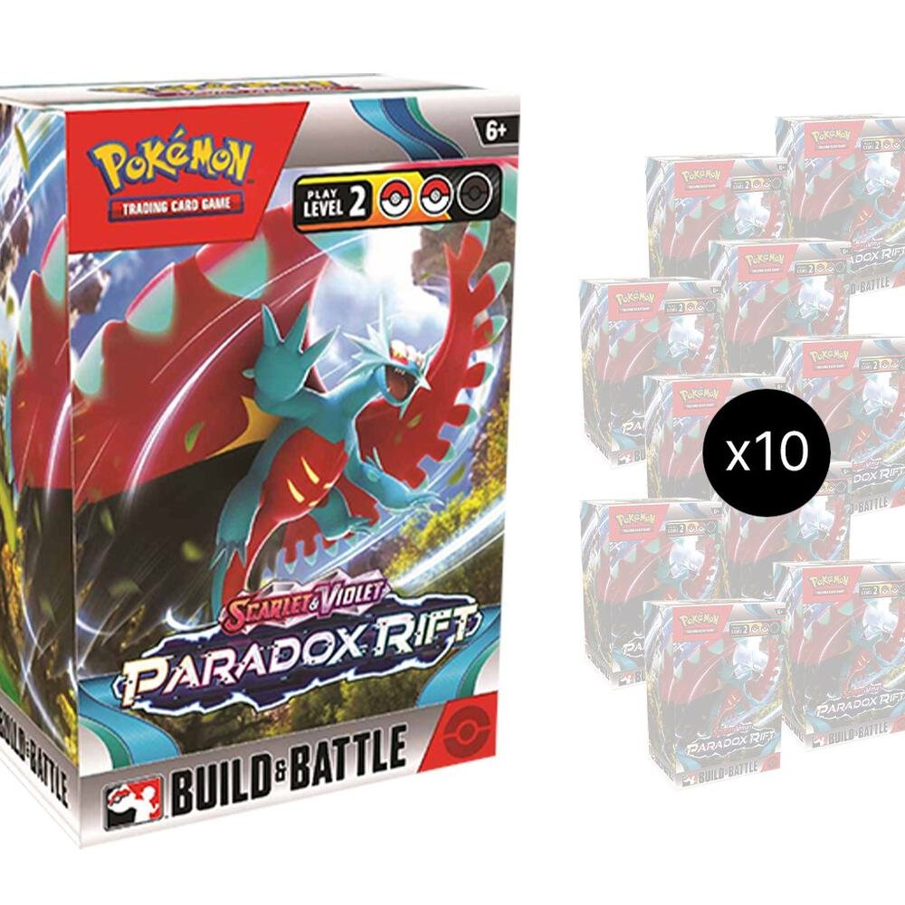 Pokémon TCG: Paradox Rift Build & Battle Box Display