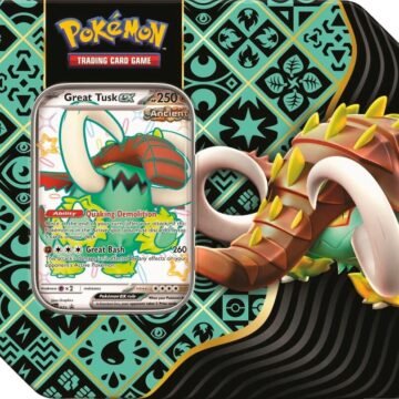 Pokémon TCG: Paldean Fates Tin [Great Tusk ex]