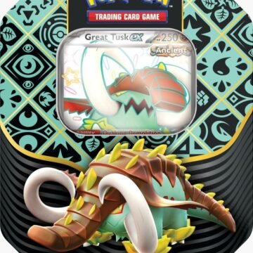 Pokémon TCG: Paldean Fates International Tin [Great Tusk ex]