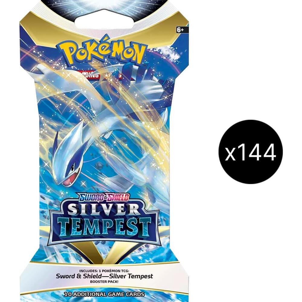 Pokémon TCG: Silver Tempest Sleeved Booster Pack Case