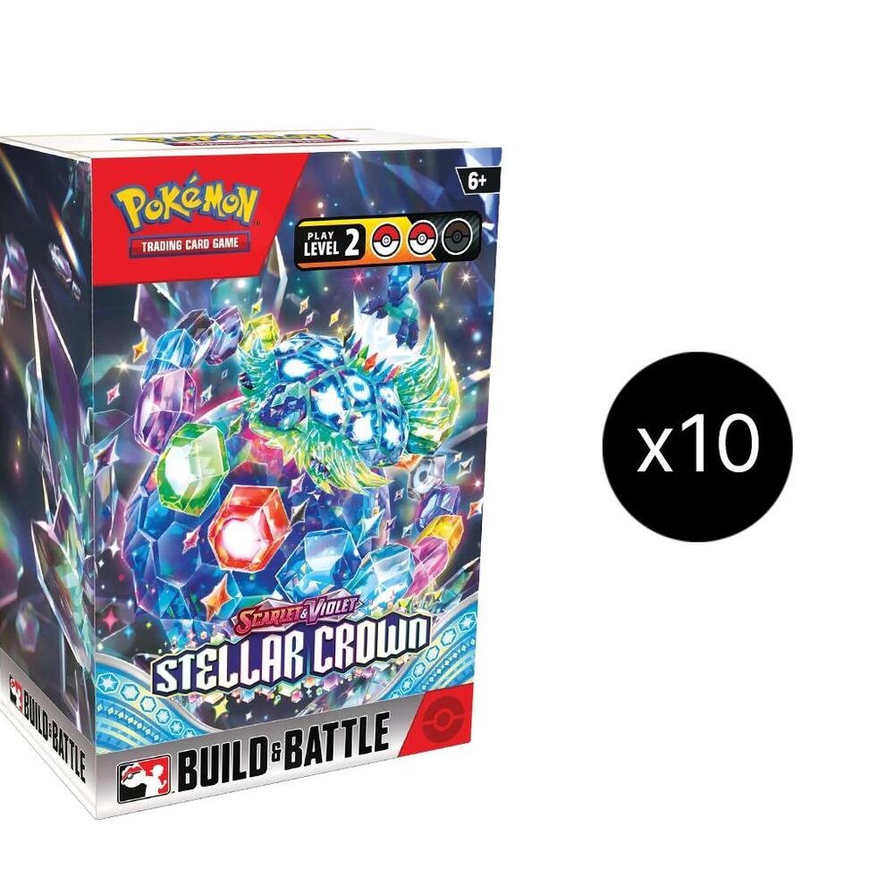 Pokémon TCG: Stellar Crown Build & Battle Box [Set of 10]