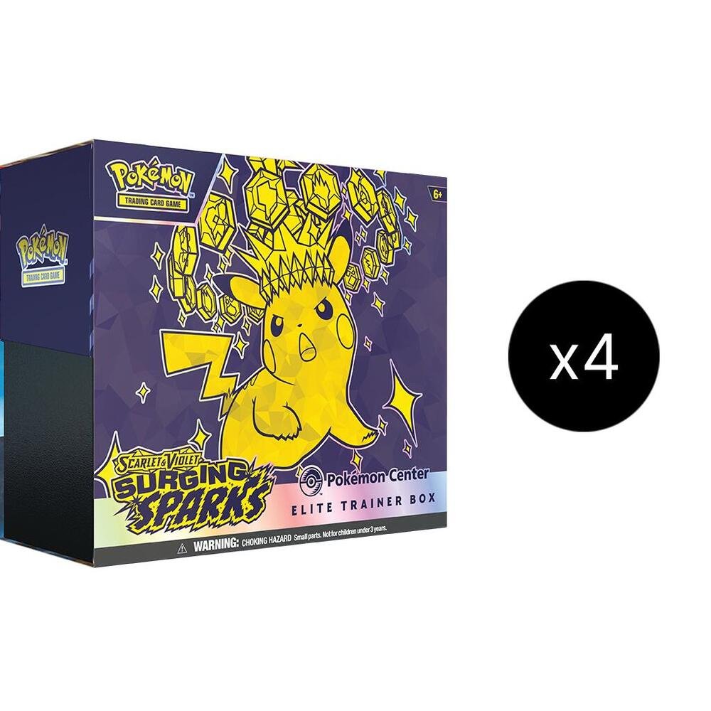 Pokémon TCG: Surging Sparks Pokemon Center Elite Trainer Box (Exclusive) Case