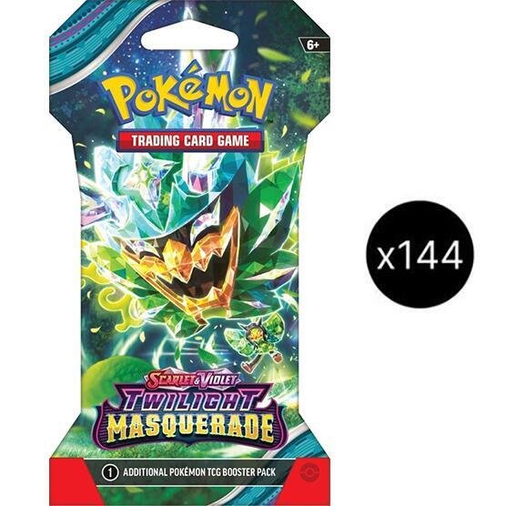 Pokémon TCG: Twilight Masquerade Sleeved Booster Pack Case