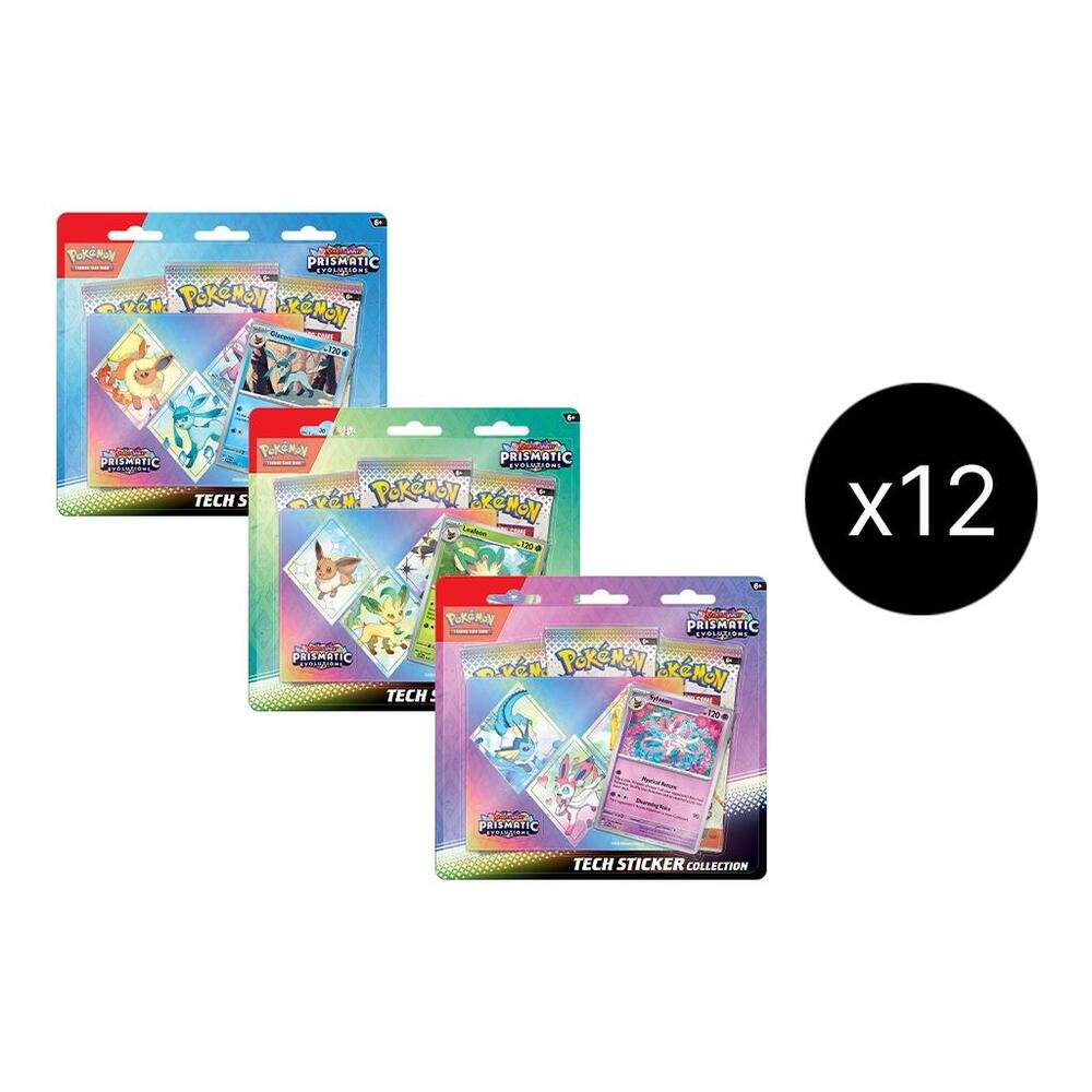 Pokémon TCG: Prismatic Evolutions Tech Sticker Collection Case