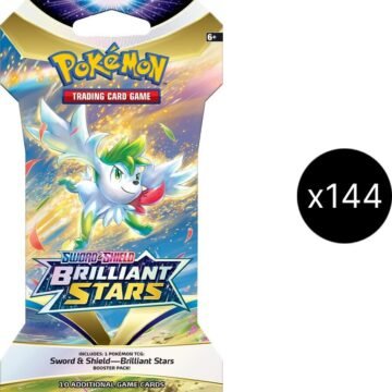 Pokémon TCG: Brilliant Stars Sleeved Booster Pack Case