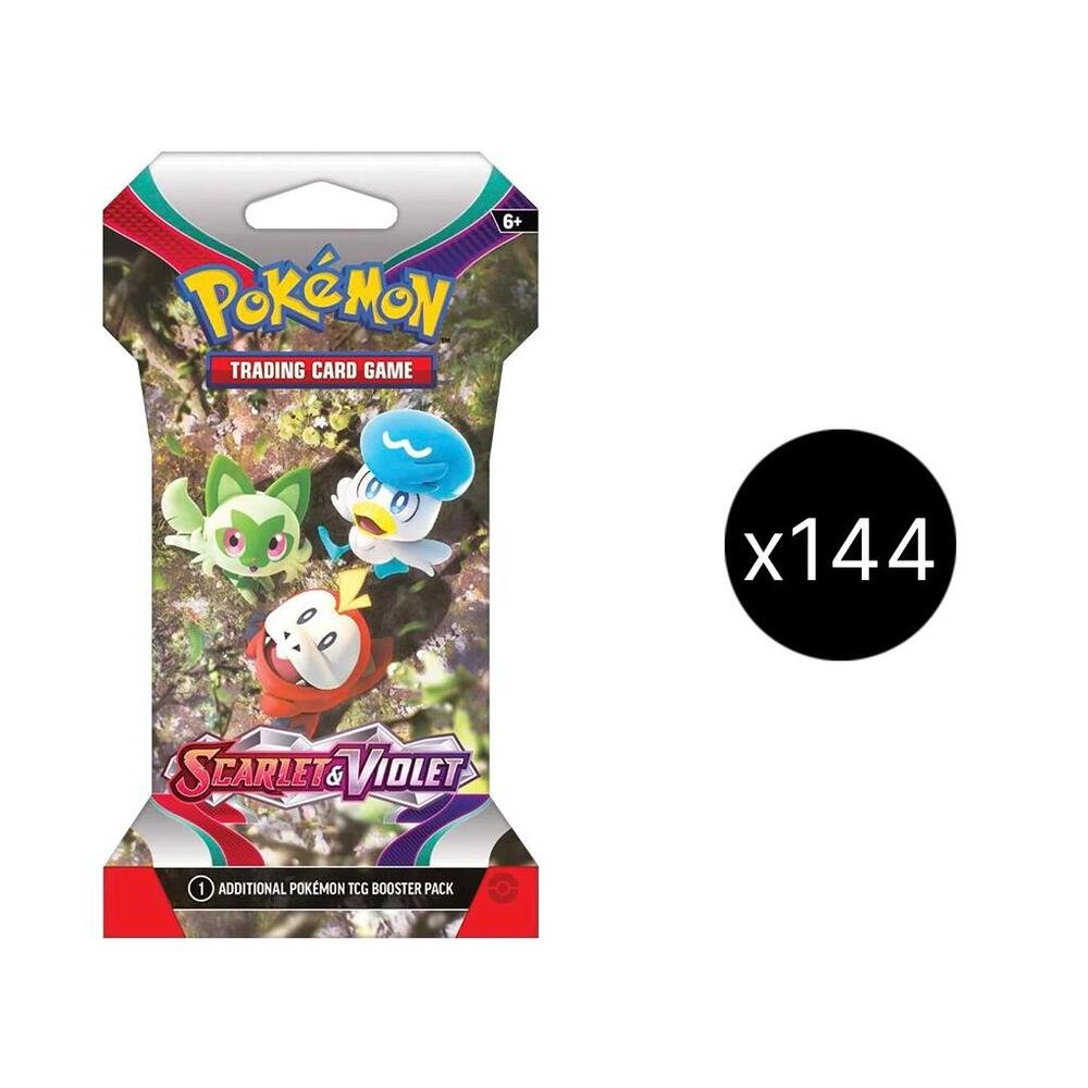 Pokémon TCG: Scarlet & Violet Sleeved Booster Case