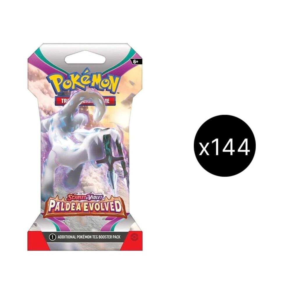 Pokémon TCG: Paldea Evolved Sleeved Booster Case