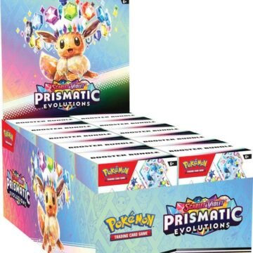Pokémon TCG: Prismatic Evolutions Booster Bundle Display
