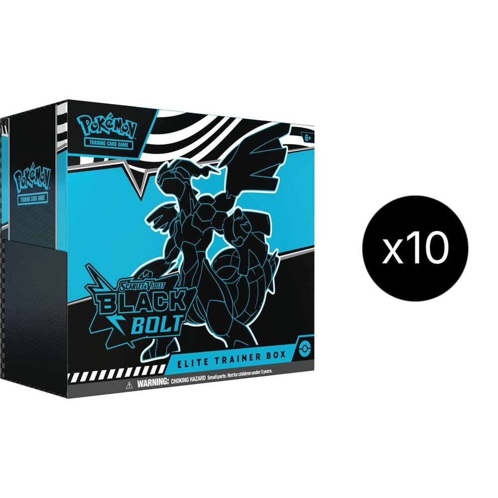 Pokémon TCG: Black Bolt Elite Trainer Box Case