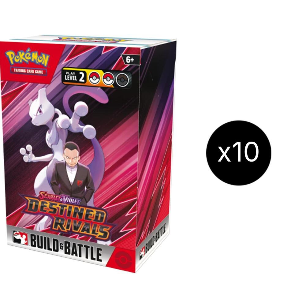 Pokémon TCG: Destined Rivals Build & Battle Box Display