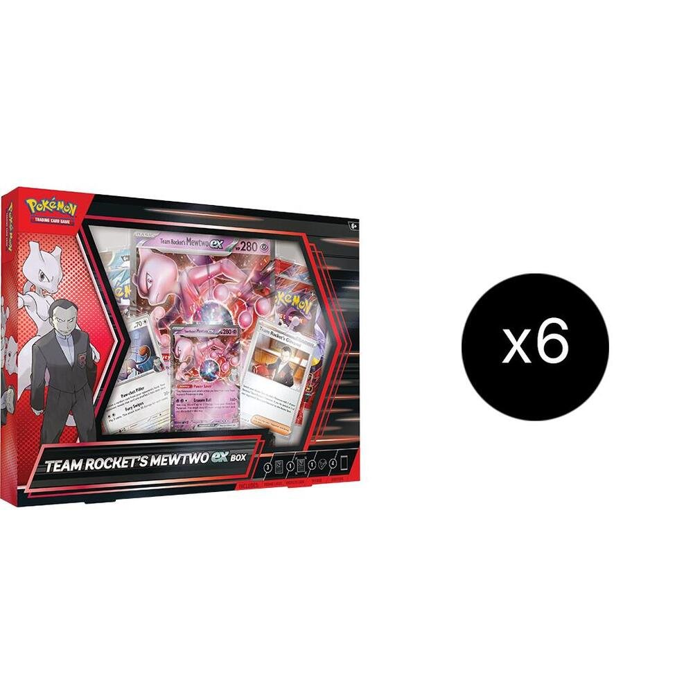 Pokémon TCG: Team Rocket's Mewtwo ex Box Case