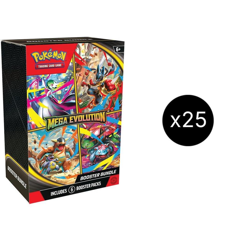 Pokémon TCG: Mega Evolution Booster Bundle Case