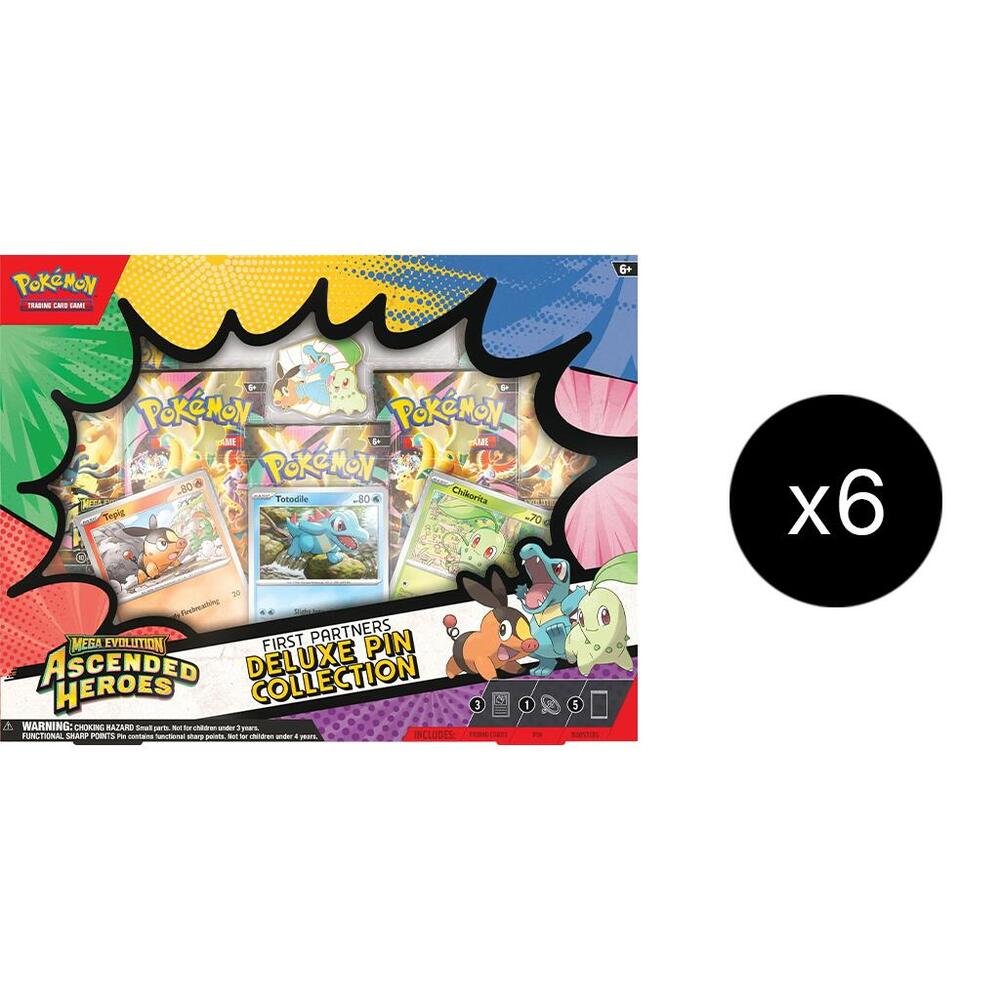 Pokémon TCG: Ascended Heroes First Partners Deluxe Pin Collection Case