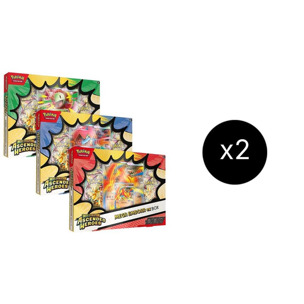 Pokémon TCG: Ascended Heroes Mega ex Boxes Case