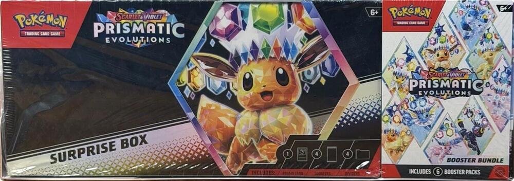 Pokémon TCG: Prismatic Evolutions Booster Bundle + Surprise Box Bundle (Sam's Club)