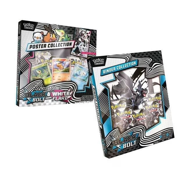 Pokémon TCG: Black Bolt Binder & Unova Poster Collection (Sam's Club)