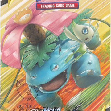 Team Up Poster Celebi & Venusaur Sketch By MITSUHIRO ARITA